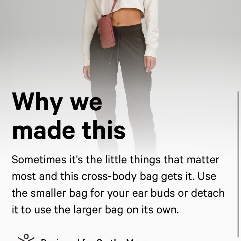 LAST ONE:  Lululemon Modular Phone Crossbody - Picture 11 of 14